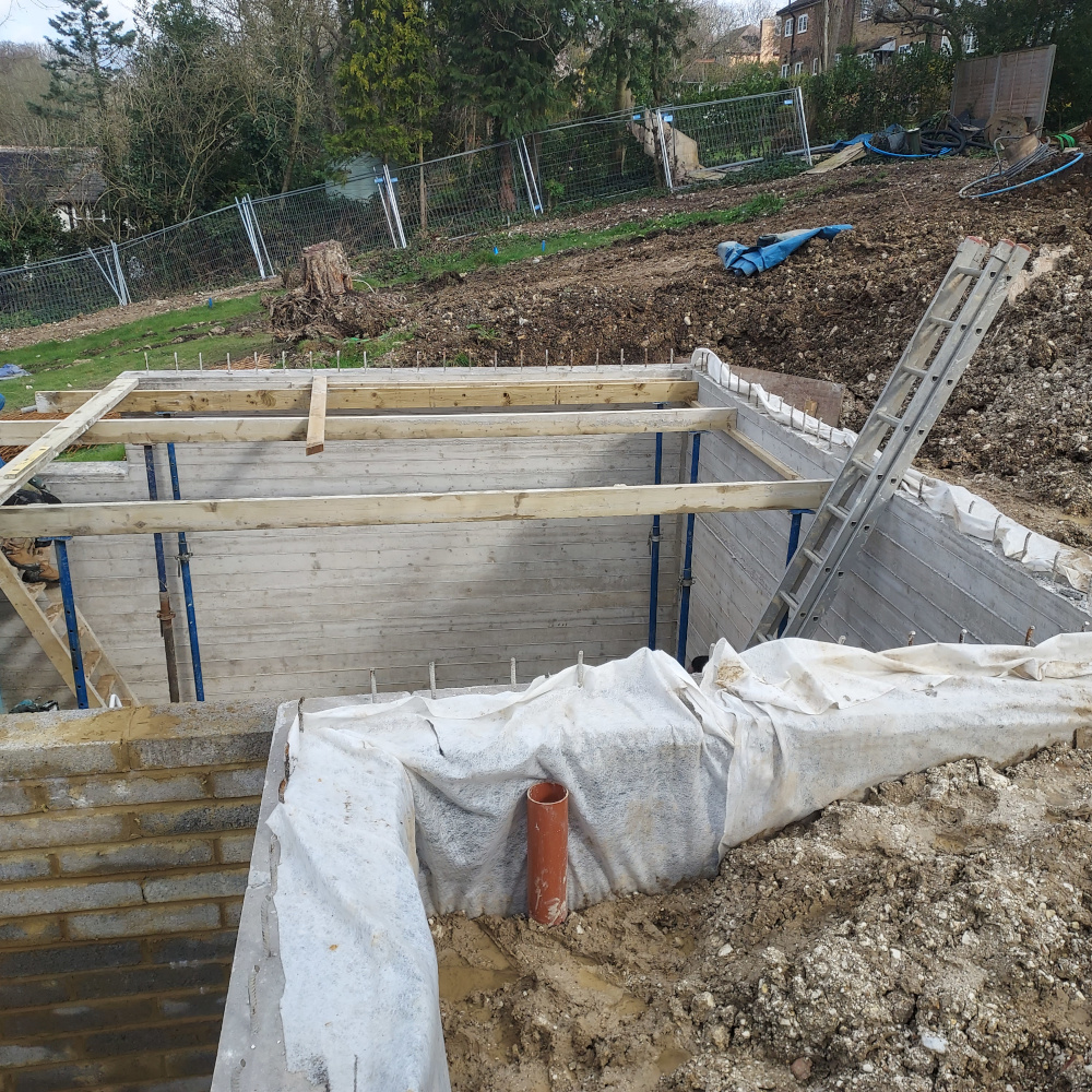 waterproof basement roof podium deck